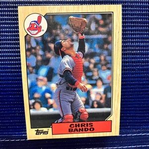 Baseball Card Chris Bando (Cleveland Indians)